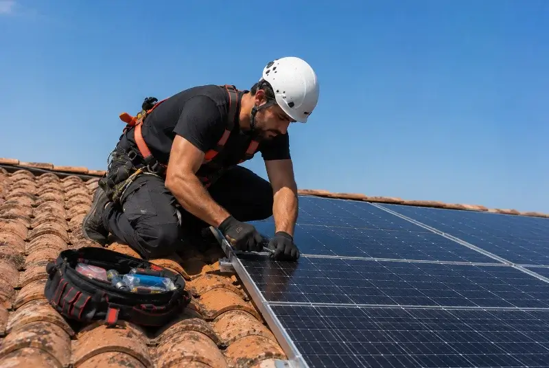 Maintenance et monitoring de panneaux solaires à Saint-Médard-en-Jalles